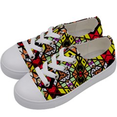 Ancient Solo Kids  Low Top Canvas Sneakers by MRTACPANS