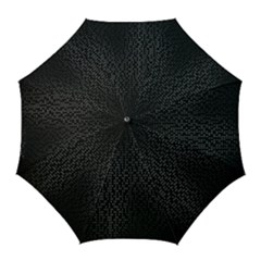 Gray Plaid Black Golf Umbrellas