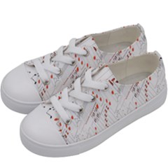 Musical Scales Note Kids  Low Top Canvas Sneakers