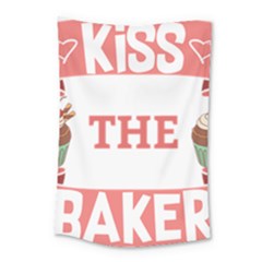 Kiss The Baker Small Tapestry by BakersandArtists
