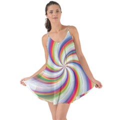 Prismatic Hole Rainbow Love The Sun Cover Up by Mariart