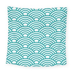 Art Deco Teal Square Tapestry (large) by NouveauDesign