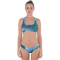 Awesome Wave Ocean Photography Cross Back Hipster Bikini Set by yoursparklingshop