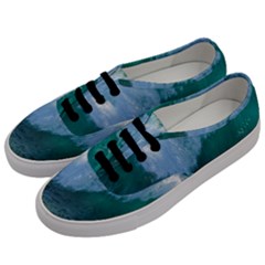 Awesome Wave Ocean Photography Men s Classic Low Top Sneakers by yoursparklingshop