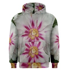 Floral Soft Pink Flower Photography Peony Rose Men s Pullover Hoodie