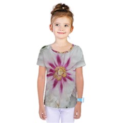 Floral Soft Pink Flower Photography Peony Rose Kids  One Piece Tee