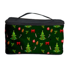 Christmas Pattern Cosmetic Storage Case by Valentinaart
