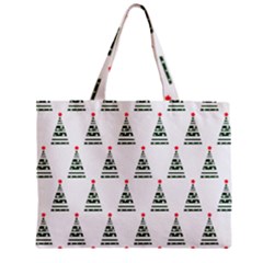 Christmas Tree Green Star Red Zipper Mini Tote Bag by Alisyart
