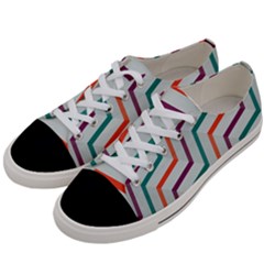 Line Color Rainbow Women s Low Top Canvas Sneakers