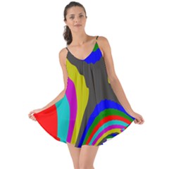 Pattern Rainbow Colorfull Wave Chevron Waves Love The Sun Cover Up by Alisyart