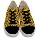 Fruit Bananas Yellow Orange White Men s Low Top Canvas Sneakers View1
