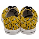 Fruit Bananas Yellow Orange White Men s Low Top Canvas Sneakers View4