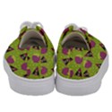 Hat Formula Purple Green Polka Dots Kids  Low Top Canvas Sneakers View4