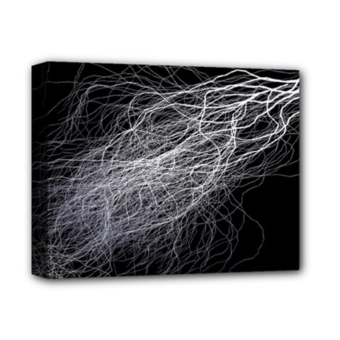 Flash Black Thunderstorm Deluxe Canvas 14  X 11  by Celenk