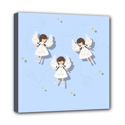 Christmas Angels  Mini Canvas 8  X 8  by Valentinaart