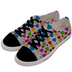 So Sweet And Hearty As Love Can Be Men s Low Top Canvas Sneakers by pepitasart