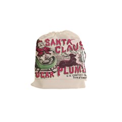 Vintage Santa Claus  Drawstring Pouches (small)  by Valentinaart