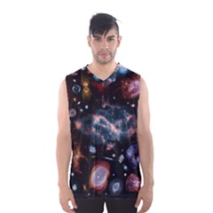 Galaxy Nebula Men s Basketball Tank Top by Celenk
