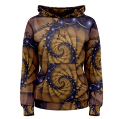 An Emperor Scorpion s 1001 Fractal Spiral Stingers Women s Pullover Hoodie by jayaprime