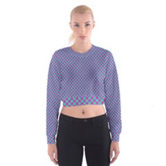 Pattern Cropped Sweatshirt by gasi