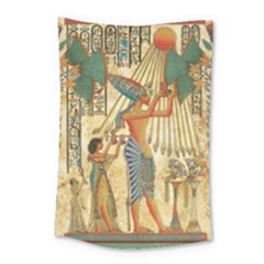 Egyptian Man Sun God Ra Amun Small Tapestry by Celenk