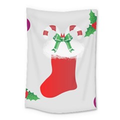 Christmas Stocking Small Tapestry by christmastore