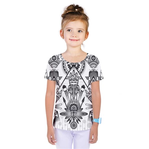 Ancient Parade Ancient Civilization Kids  One Piece Tee by Celenk
