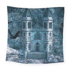 Church Stone Rock Building Square Tapestry (large) by Celenk