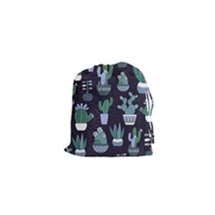 Cactus Pattern Drawstring Pouches (xs)  by allthingseveryone