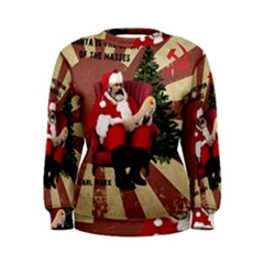 Karl Marx Santa  Women s Sweatshirt by Valentinaart