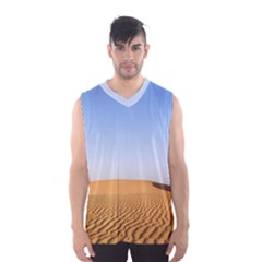 Desert Dunes With Blue Sky Men s Basketball Tank Top by Ucco