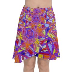Exhilaration - Chiffon Wrap Front Skirt by tealswan