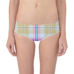 Pink And Yellow Plaid Classic Bikini Bottoms by allthingseveryone