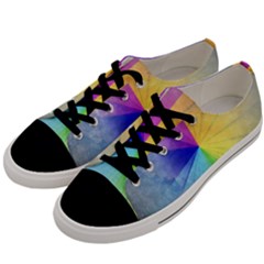 Abstract Art Modern Men s Low Top Canvas Sneakers by Celenk