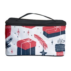 Christmas Gift Sketch Cosmetic Storage Case by patternstudio