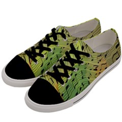 Music Notes Men s Low Top Canvas Sneakers by linceazul