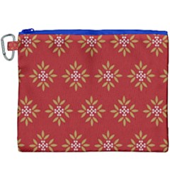 Pattern Background Holiday Canvas Cosmetic Bag (xxxl) by Celenk