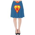 Super Dealer Velvet High Waist Skirt