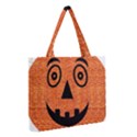 Fabric Halloween Pumpkin Funny Medium Tote Bag View2