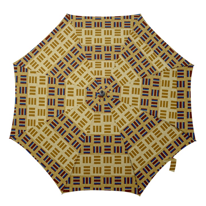 Textile Texture Fabric Material Hook Handle Umbrellas (Large)