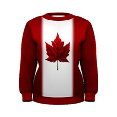 Canada Flag  Women s Sweatshirt by CanadaSouvenirs