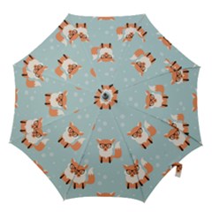 Cute Fox Pattern Hook Handle Umbrellas (small) by Bigfootshirtshop