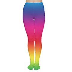 Spectrum Background Rainbow Color Women s Tights by Celenk