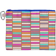 Color Grid 02 Canvas Cosmetic Bag (xxxl)