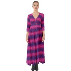 Cheshire Cat 01 Button Up Boho Maxi Dress by jumpercat