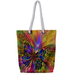 Arrangement Butterfly Aesthetics Full Print Rope Handle Tote (small)