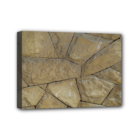 Brick Wall Stone Kennedy Mini Canvas 7  X 5  by Celenk