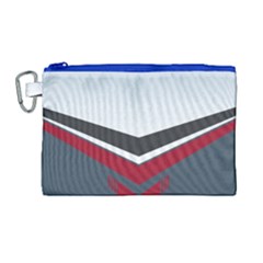Modern Shapes Canvas Cosmetic Bag (large)