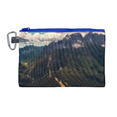 Italy Valley Canyon Mountains Sky Canvas Cosmetic Bag (large) by BangZart