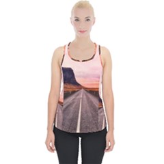 Iceland Sky Clouds Sunset Piece Up Tank Top by BangZart